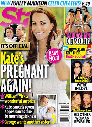 Illustration for article titled This Week In Tabloids: Christine Ouzounian Leaves Her Pregnancy Tests Everywhere